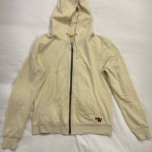 Aviator Nation bolt zip up hoodie.